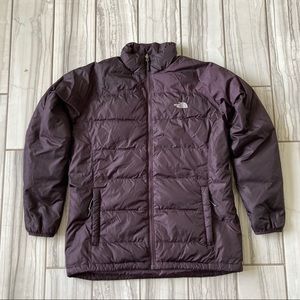 The North Face down long jacket. EUC